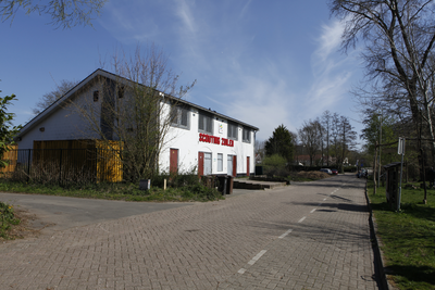 913930 Gezicht op het gebouw van de Stichting Scouting Zuilen (Fortlaan 24) te Utrecht.